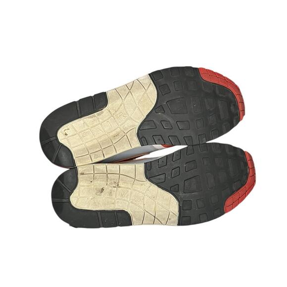 Mens Nike Air Max 1 LV8 "Martian Sunrise" Sneakers Shoes Size 10.5 Red White - Picture 5 of 6